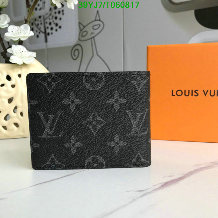 LV Bags-(4A)-Wallet-,Code: T060817,$: 39USD