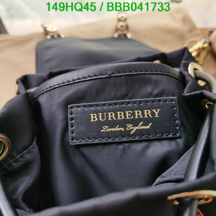 Burberry Bag-(Mirror)-Backpack-,Code: BBB041733,$: 149USD