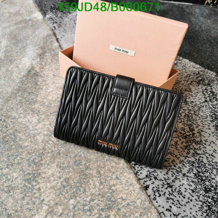 Miu Miu Bag-(Mirror)-Diagonal-,Code: B060671,$: 159USD