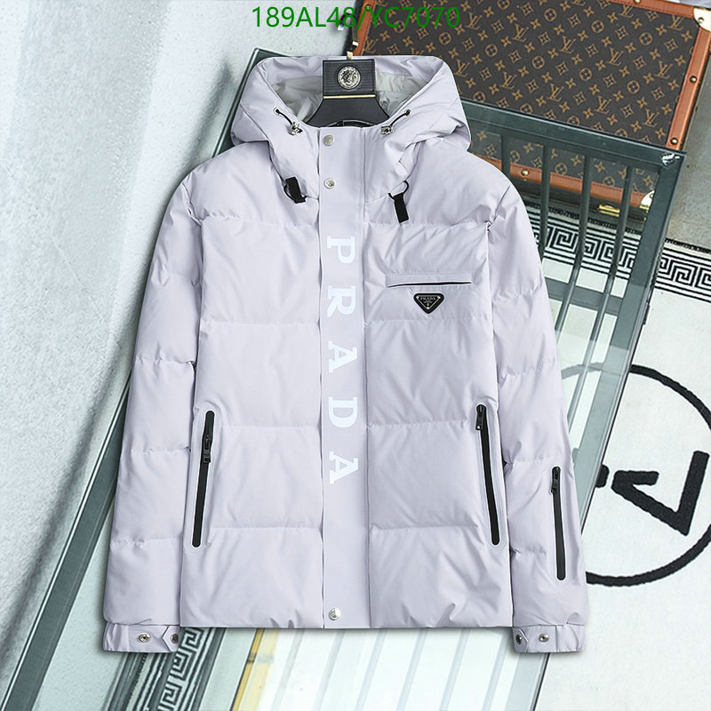 Down jacket Men-Prada, Code: YC7070,$: 189USD