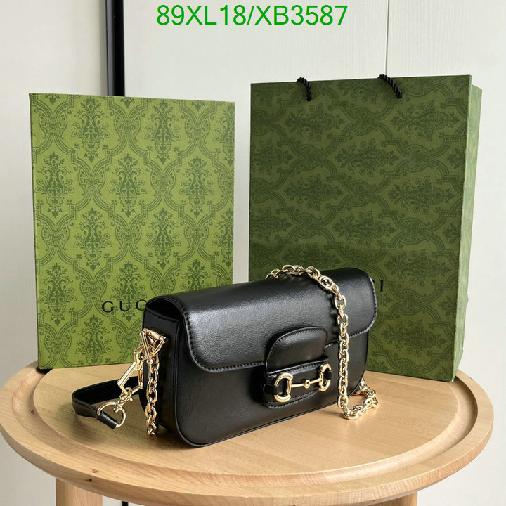 Gucci Bag-(4A)-Horsebit-,Code: XB3587,$: 89USD