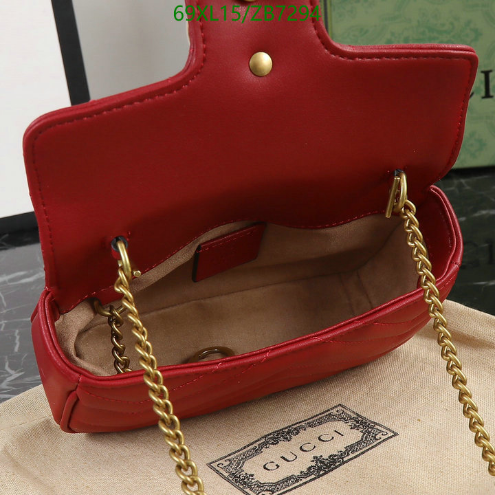 Gucci Bag-(4A)-Marmont,Code: ZB7294,$: 69USD