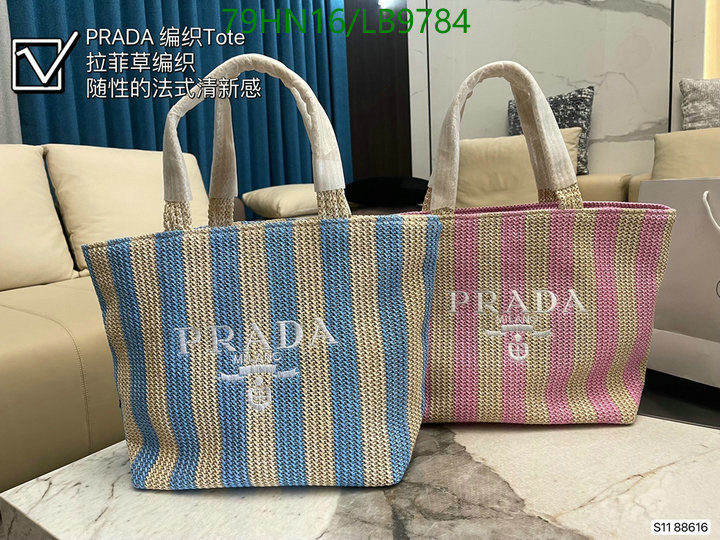 Prada Bag-(4A)-Handbag-,Code: LB9784,$: 79USD