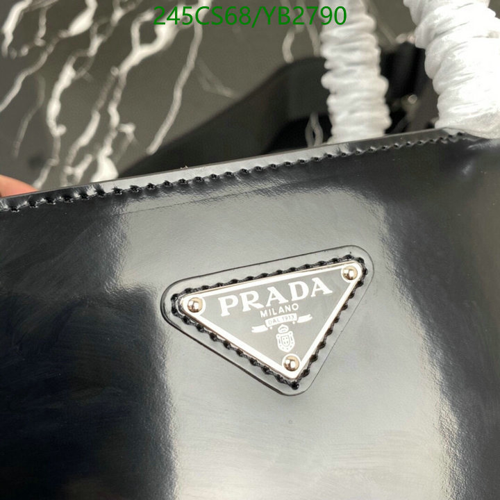 Prada Bag-(Mirror)-Handbag-,Code: YB2790,$: 245USD