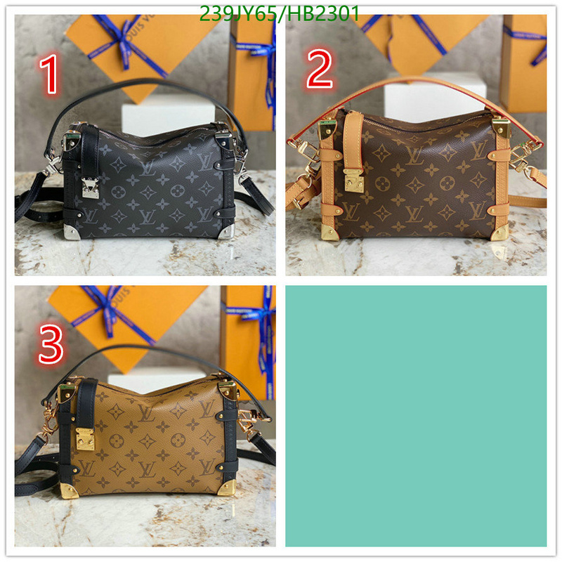 LV Bags-(Mirror)-Petite Malle-,Code: HB2301,$: 239USD