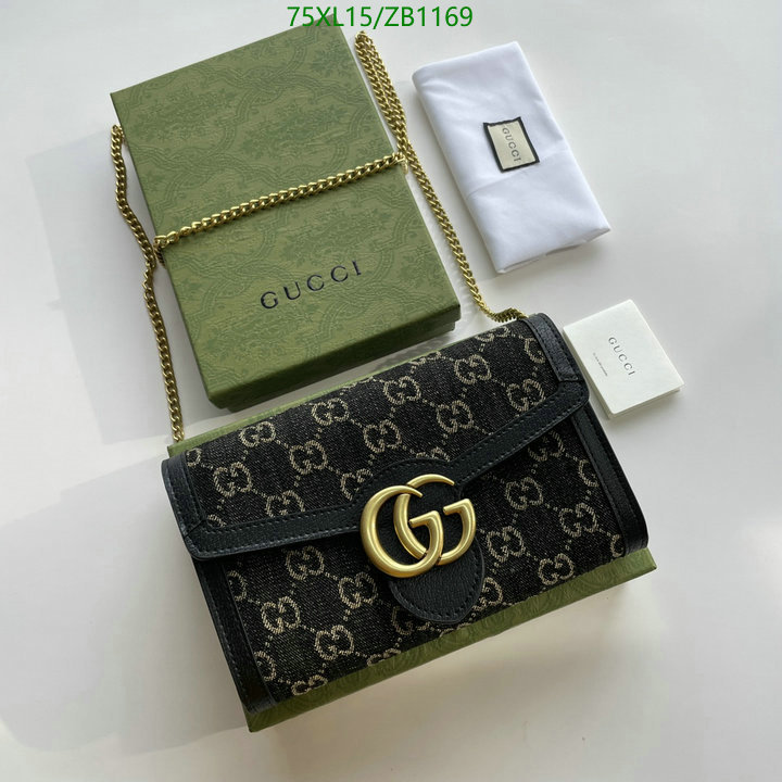 Gucci Bag-(4A)-Marmont,Code: ZB1169,$: 75USD