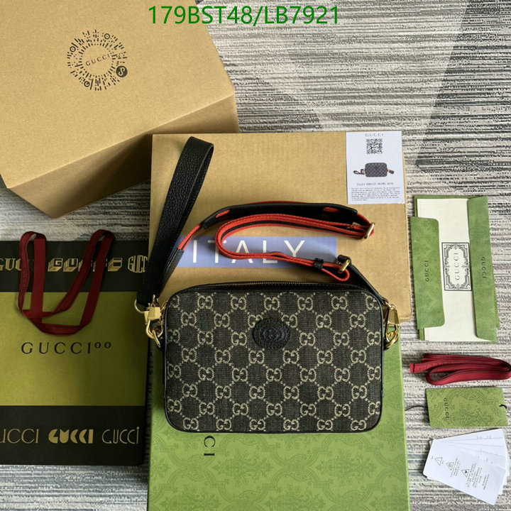 Gucci Bag-(Mirror)-Diagonal-,Code: LB7921,$: 179USD