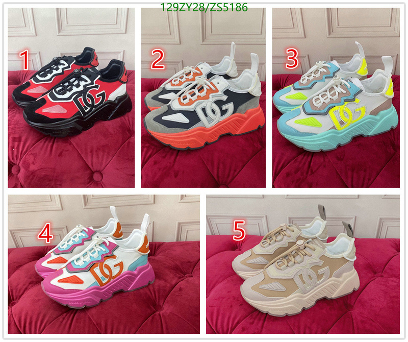 Women Shoes-D&G, Code: ZS5186,$: 129USD