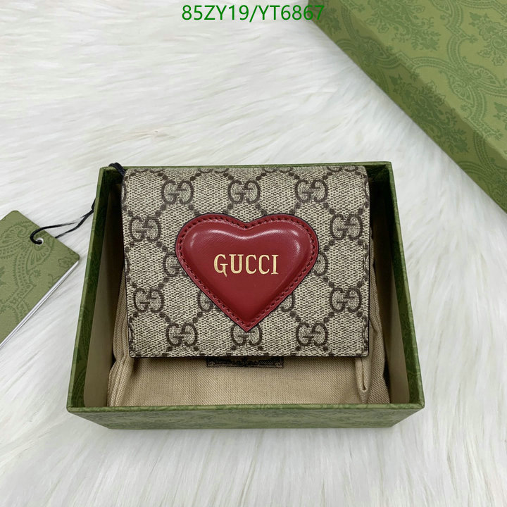Gucci Bag-(Mirror)-Wallet-,Code: YT6867,$: 85USD