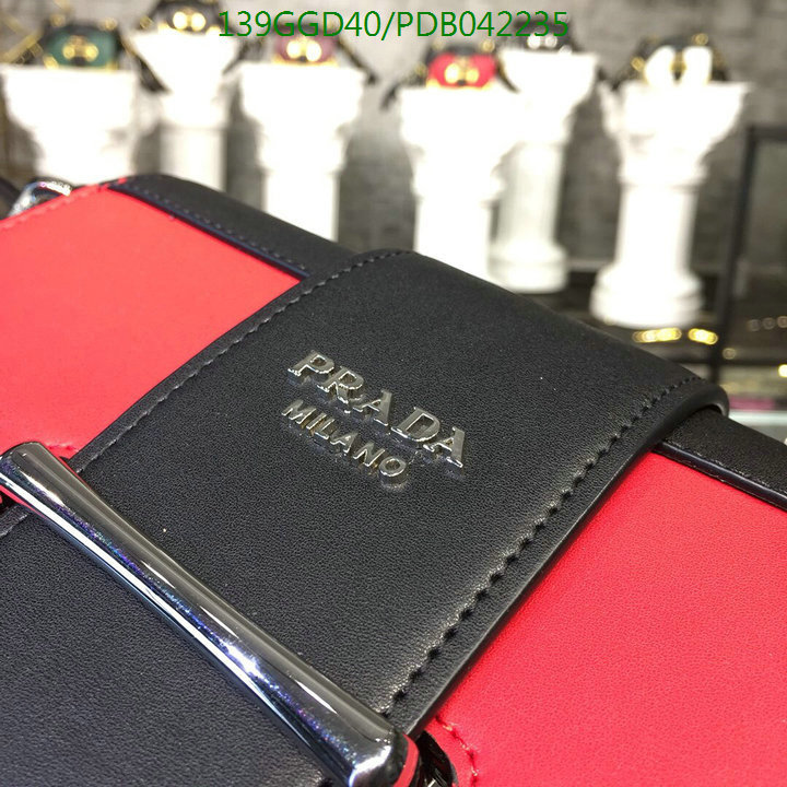 Prada Bag-(Mirror)-Handbag-,Code: PDB042235,$:139USD