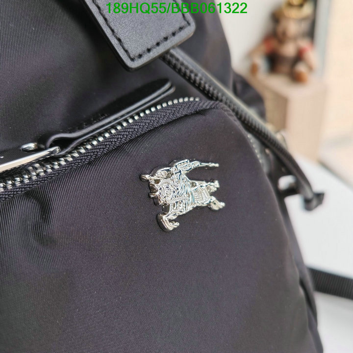 Burberry Bag-(Mirror)-Backpack-,Code: BBB061322,$: 189USD