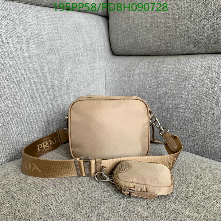 Prada Bag-(Mirror)-Diagonal-,Code:PDBH090728,$:195USD