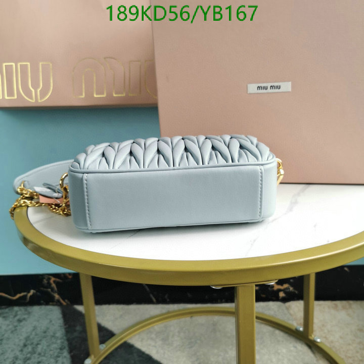 Miu Miu Bag-(Mirror)-Diagonal-,Code: YB167,$: 189USD