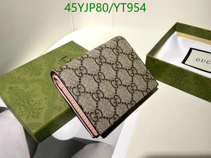 Gucci Bag-(4A)-Wallet-,Code: YT954,$: 45USD