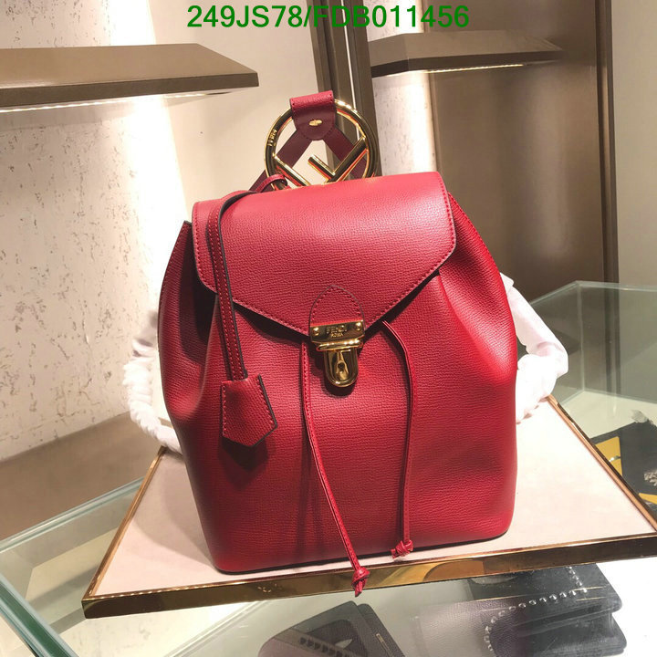 Fendi Bag-(Mirror)-Backpack-,Code: FDB011456,$: 249USD