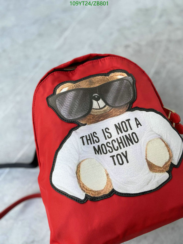 Moschino Bag-(Mirror)-Backpack-,Code: ZB801,$: 109USD