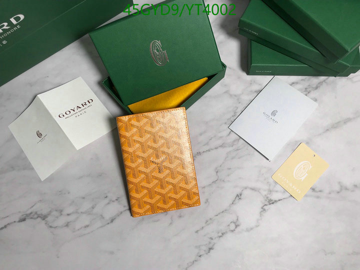 Goyard Bag-(4A)-Wallet-,Code: YT4002,$: 45USD