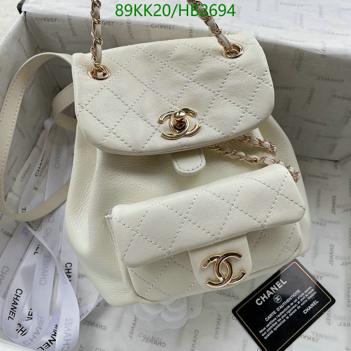 Chanel Bags ( 4A )-Backpack-,Code: HB2694,$: 89USD