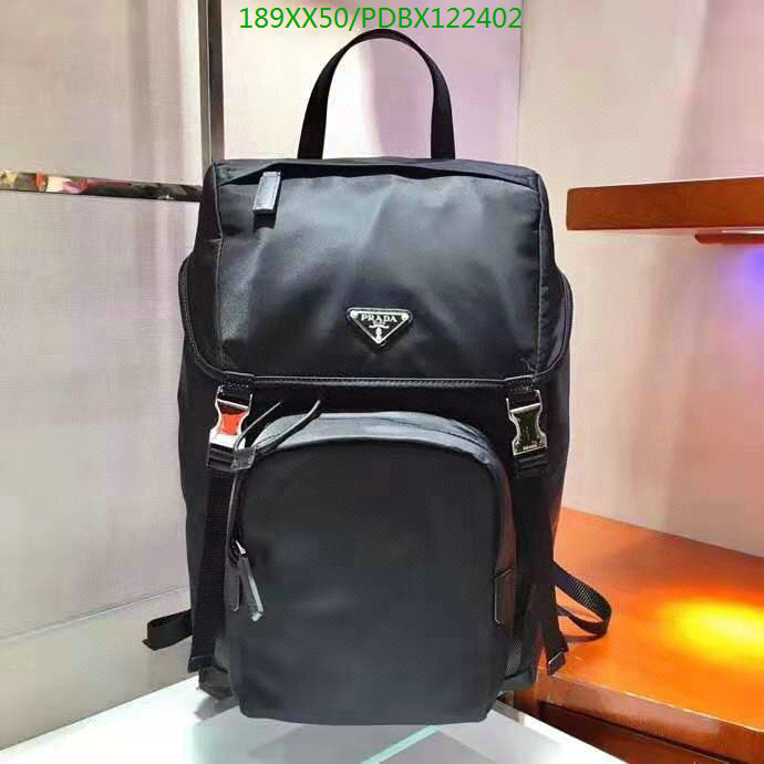 Prada Bag-(Mirror)-Backpack-,Code: PDBX102402,$: 189USD