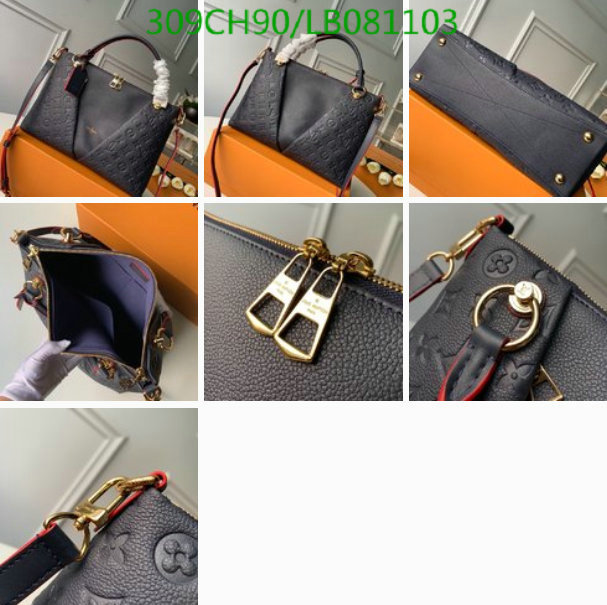LV Bags-(Mirror)-Handbag-,Code: LB081103,$: 309USD