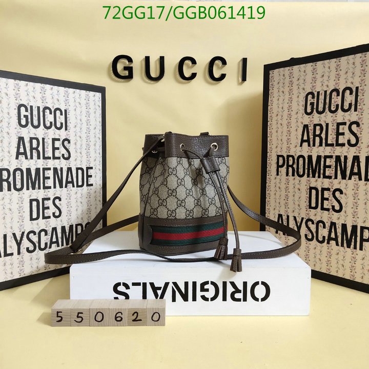 Gucci Bag-(4A)-Ophidia-G,Code: GGB061419,$:72USD