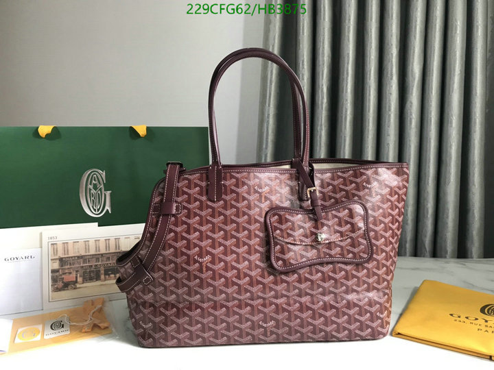 Goyard Bag-(Mirror)-Handbag-,Code: HB3875,$: 229USD