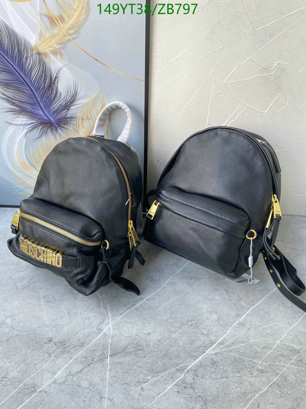 Moschino Bag-(Mirror)-Backpack-,Code: ZB797,$: 149USD