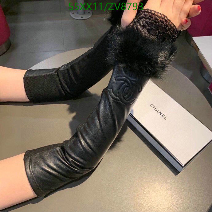 Gloves-Chanel, Code: ZV8793,$: 55USD