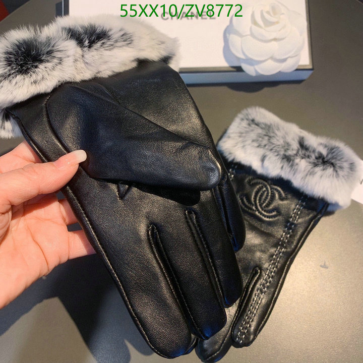 Gloves-Chanel, Code: ZV8772,$: 55USD