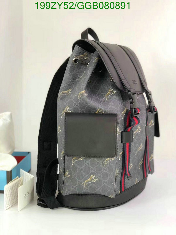 Gucci Bag-(Mirror)-Backpack-,Code: GGB080891,$:199USD