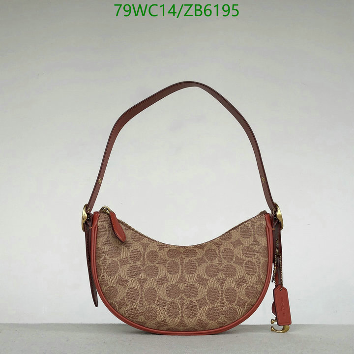 Coach Bag-(4A)-Handbag-,Code: ZB6195,$: 79USD