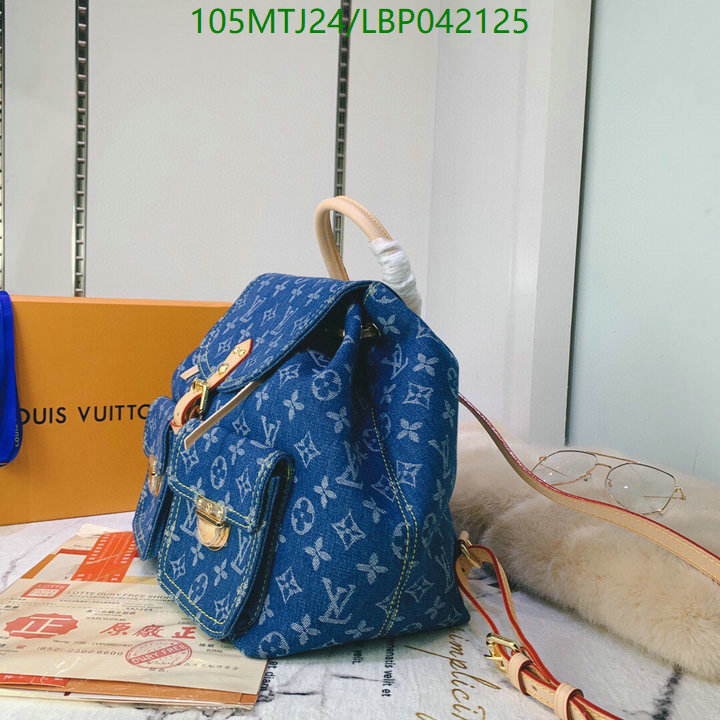 LV Bags-(4A)-Backpack-,Code: LBP042125,$: 105USD