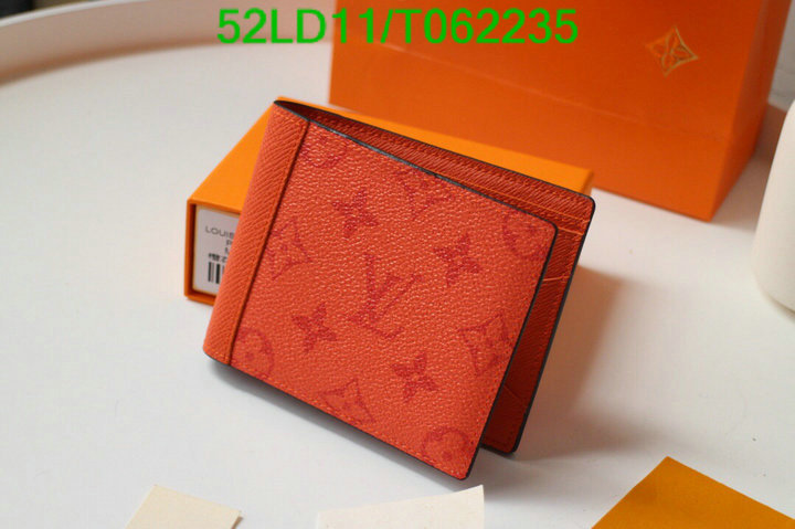 LV Bags-(Mirror)-Wallet-,Code: T062235,$: 52USD