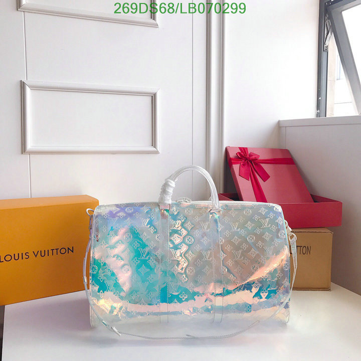 LV Bags-(Mirror)-Keepall BandouliRe 45-50-,Code: LB070299,$:269USD