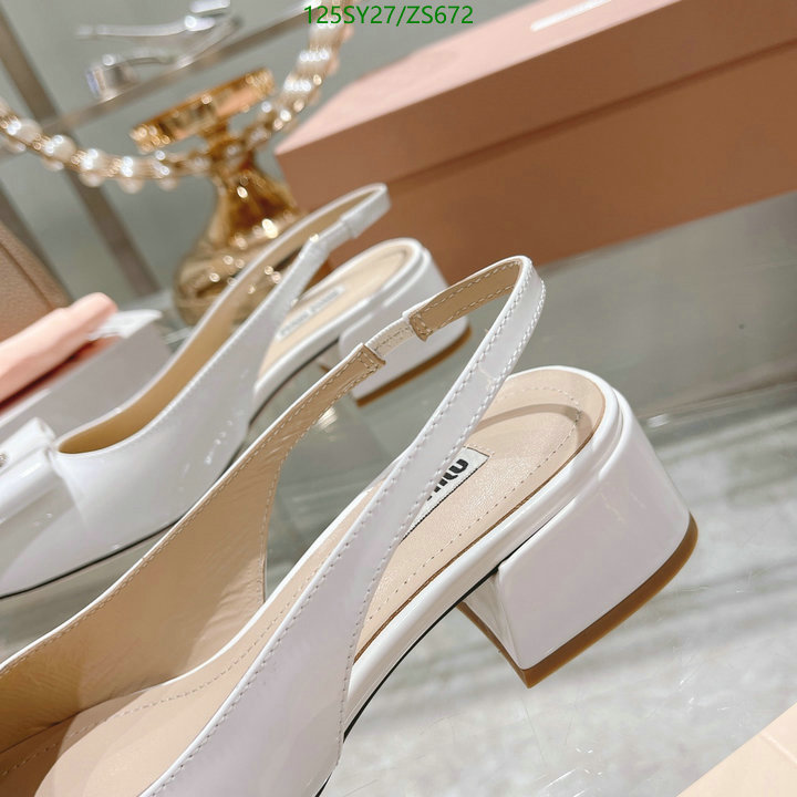 Women Shoes-Miu Miu, Code: ZS672,$: 125USD