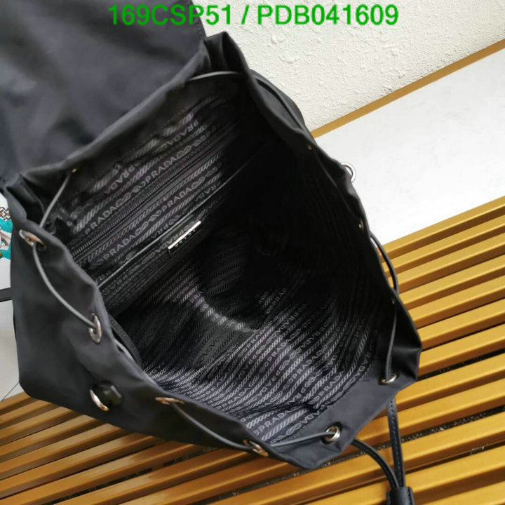 Prada Bag-(Mirror)-Backpack-,Code: PDB041609,$: 169USD