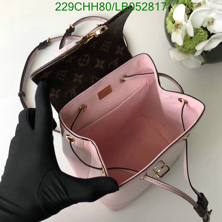 LV Bags-(Mirror)-Backpack-,Code: LB052817,