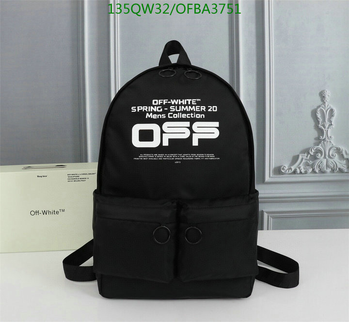 Off-White Bag-(Mirror)-Backpack-,Code: OFBA3751,$: 135USD