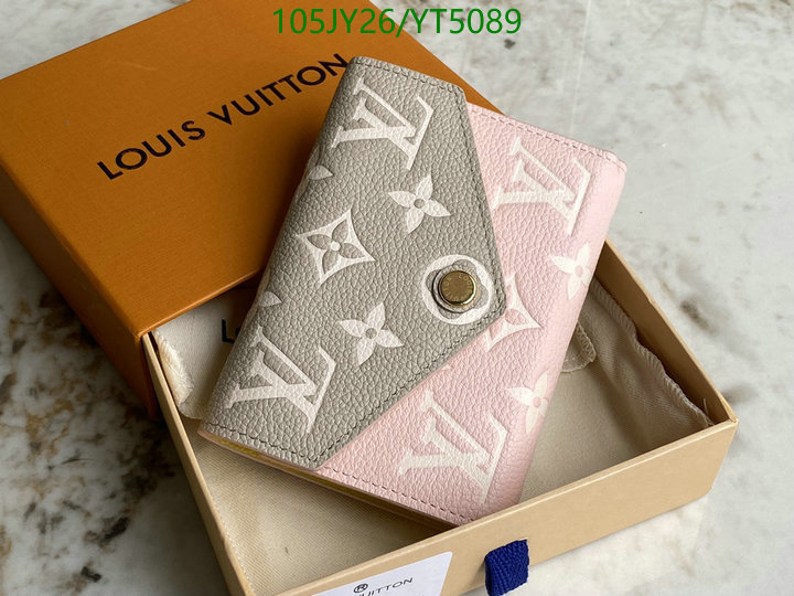 LV Bags-(Mirror)-Wallet-,Code: YT5089,$: 105USD