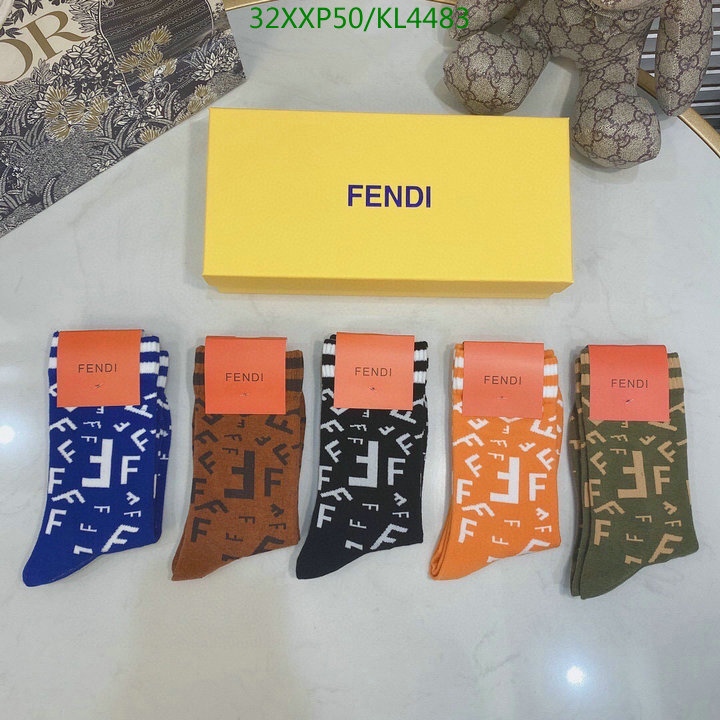 Sock-Fendi, Code: KL4483,$: 32USD
