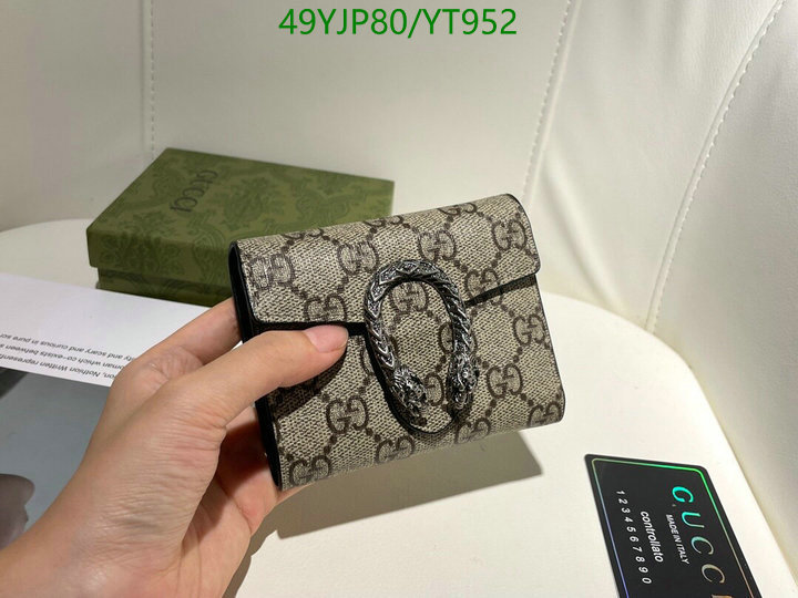 Gucci Bag-(4A)-Wallet-,Code: YT952,$: 49USD