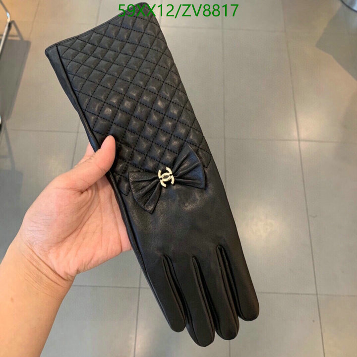 Gloves-Chanel, Code: ZV8817,$: 59USD