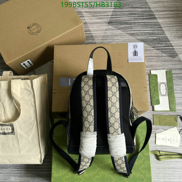 Gucci Bag-(Mirror)-Backpack-,Code: HB3163,$: 199USD