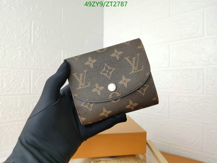 LV Bags-(4A)-Wallet-,Code: ZT2787,$: 49USD