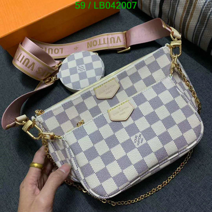 LV Bags-(4A)-New Wave Multi-Pochette-,Code: LB042007,$: 59USD