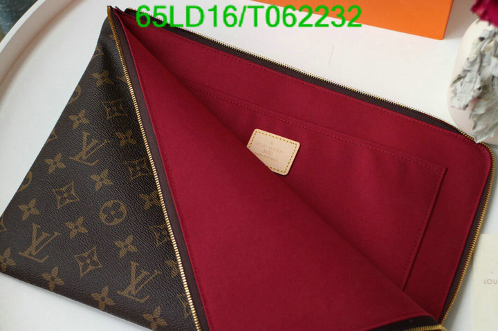 LV Bags-(Mirror)-Wallet-,Code: T062232,$: 65USD