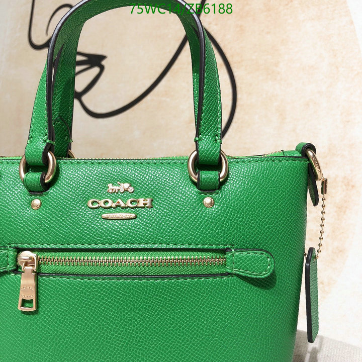 Coach Bag-(4A)-Handbag-,Code: ZB6188,$: 75USD