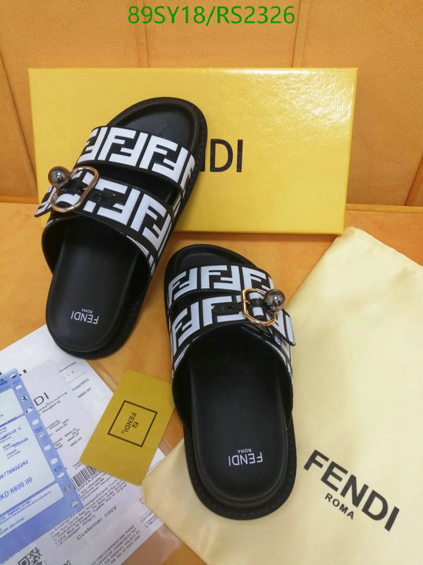 Men shoes-Fendi, Code: RS2326,$: 89USD