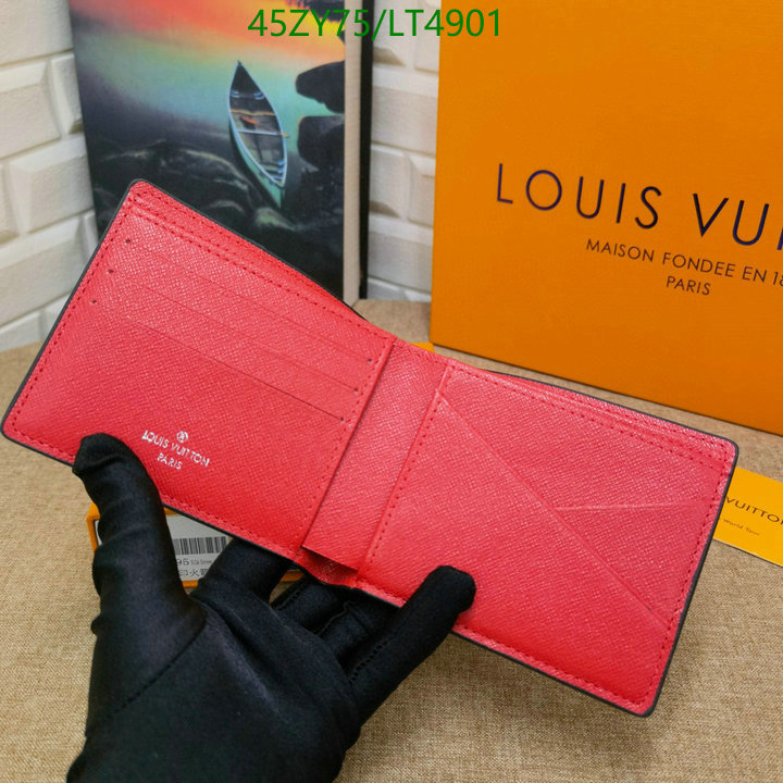 LV Bags-(4A)-Wallet-,Code: LT4901,$: 45USD
