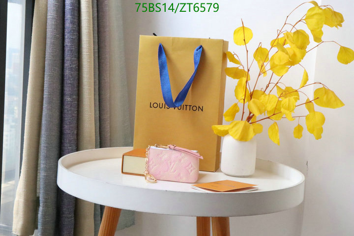 LV Bags-(Mirror)-Wallet-,Code: ZT6579,$: 75USD